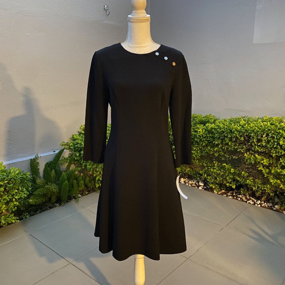 London Times Black Dress